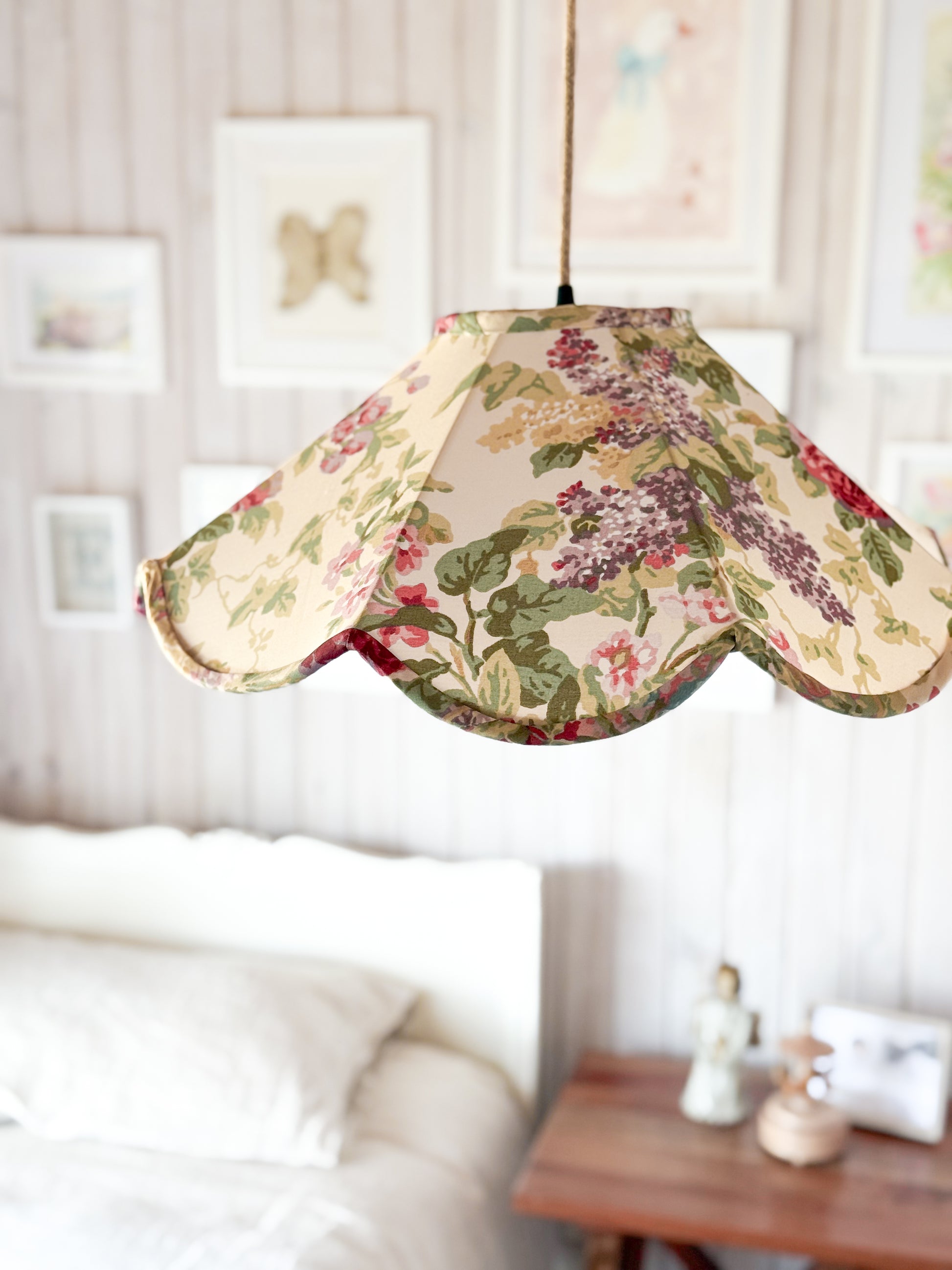 Lampara Flor Estampado 2