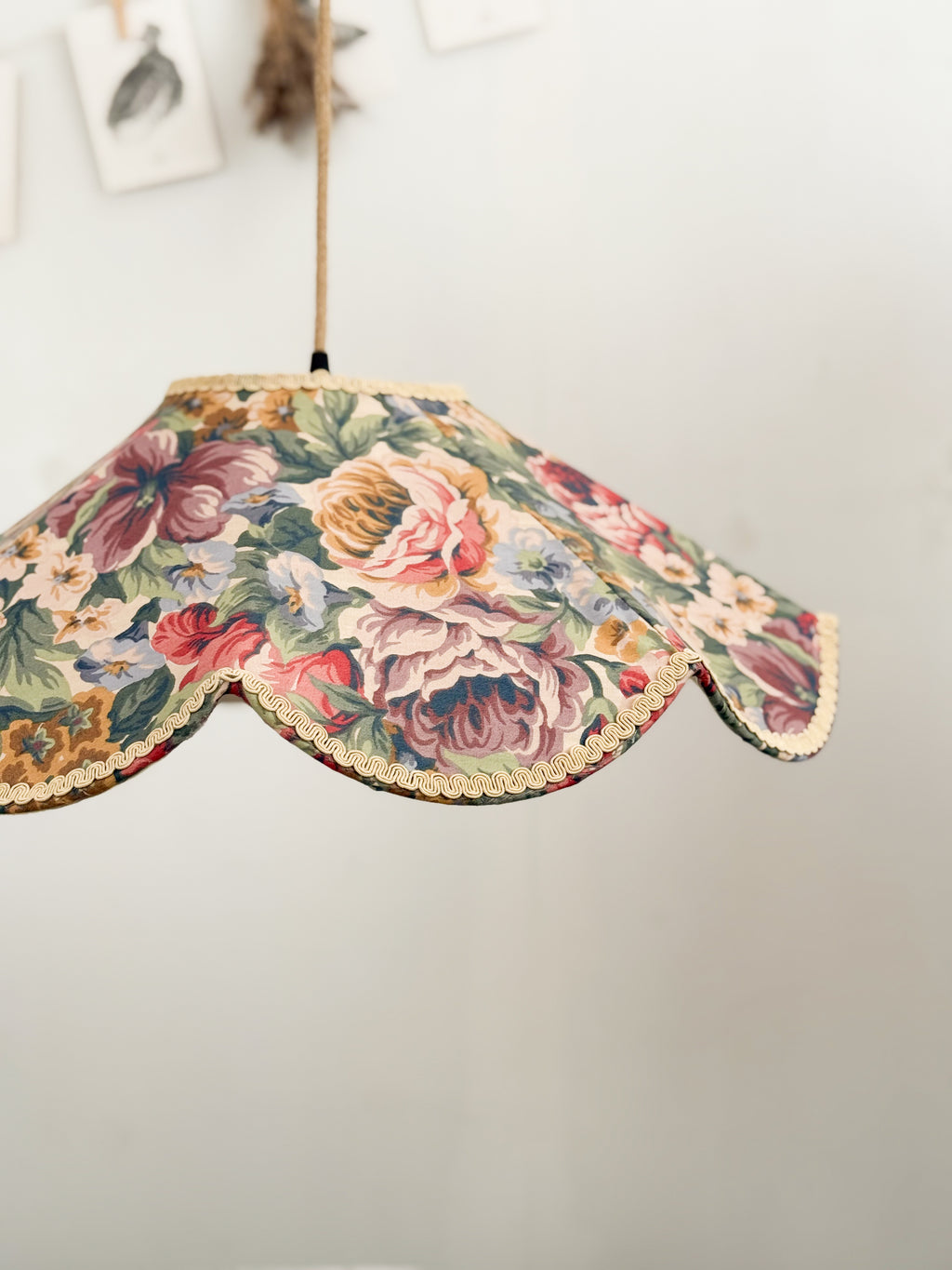Lampara Flor Estampado