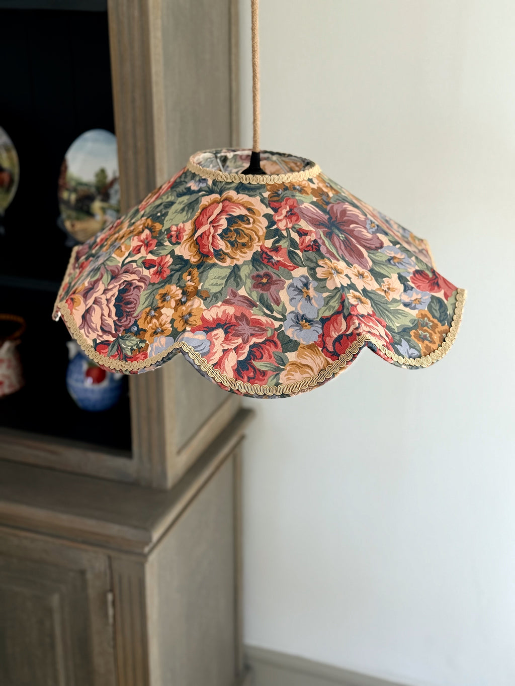 Lampara Flor Estampado