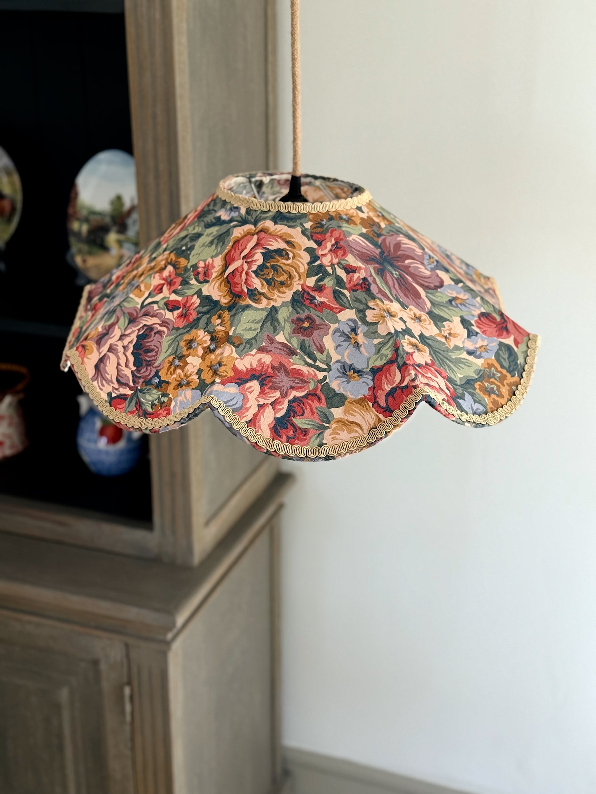 Lampara Flor Estampado